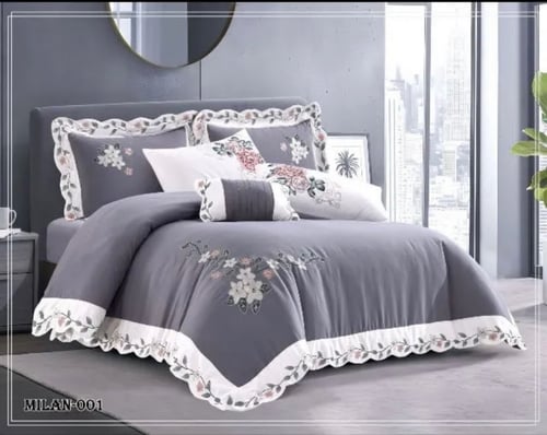 مفرش ميلان مطرز ماركة فيذر نفرين