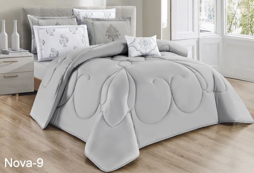 مفرش نوفا ثمان قطع مميز بنحتة الانيقة نفرين