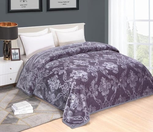 بطانية ناعمة ومحفورة ودافئة طابقين نفرين 4 كيلو