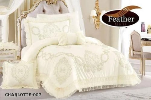 مفرش شالورت دنتيل ماركة فيذر نفر ونص