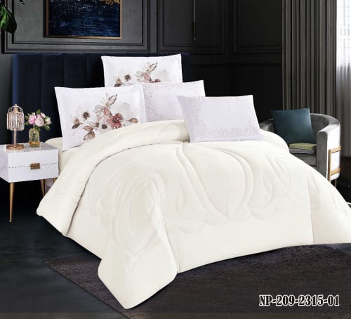 مفرش يلانتا الفخم سادة 6قطع نفرين