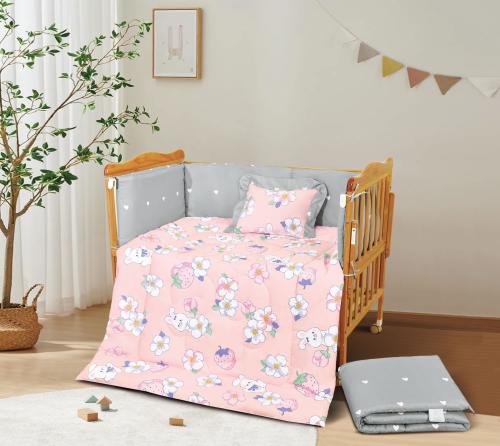 مفرش بيبي مواليد مع حواجز