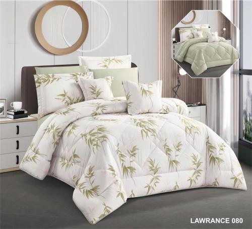 مفرش لنك ثمان قطع وبشكلين مختلفين نفرين