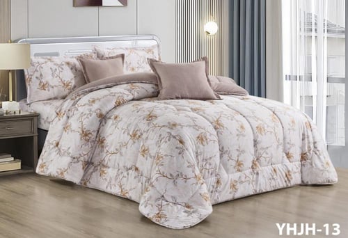 مفرش يلانتا بنقشة الفخمة والأنيقة نفر ونص