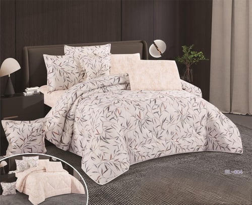 مفرش برينت بشكلين مختلفين وباالوانة الانيقة نفرين