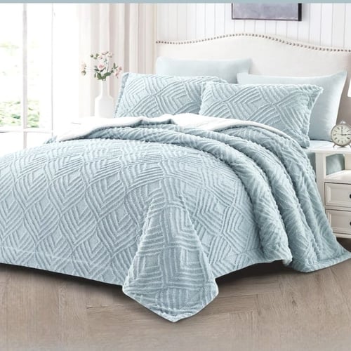 مفرش نكست ملمسة ناعم مخمل وفرو دافي نفرين