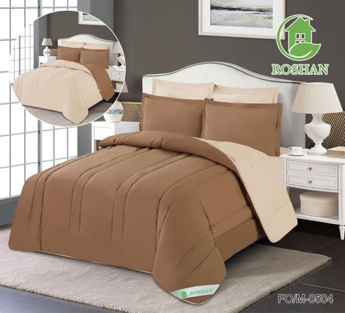 مفرش فيرا السادة بلونين يتميز بملمس البارد والناعم...