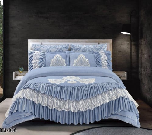 مفرش جريس فخم مخمل وفرو ناعم شتوي نفرين