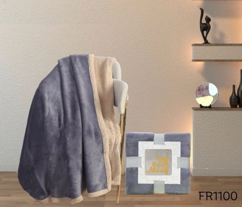 بطانية فروتي مخمل ناعم ودافي وخفيفة الوزن 1 نفرونص