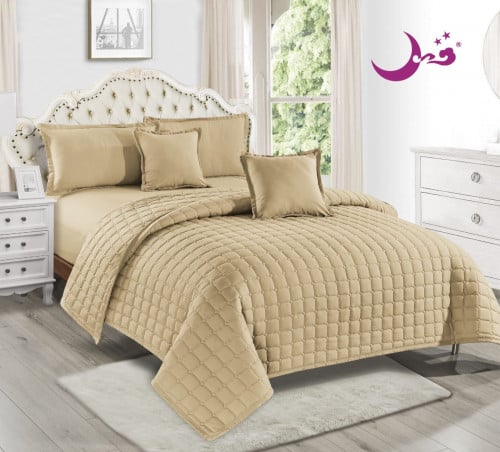 مفرش ستيلي مضرب سادة خفيف ولطيف نفرين