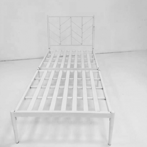 سرير معدني ستانتون ابيض 190X90