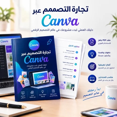 تعلم تجارة التصميم عبر Canva