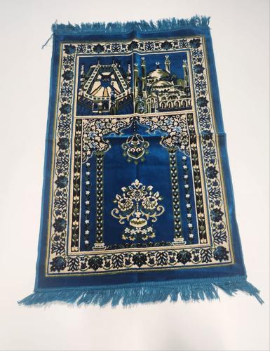 سجادة صلاة التصميم القديم ( ازرق فاتح )