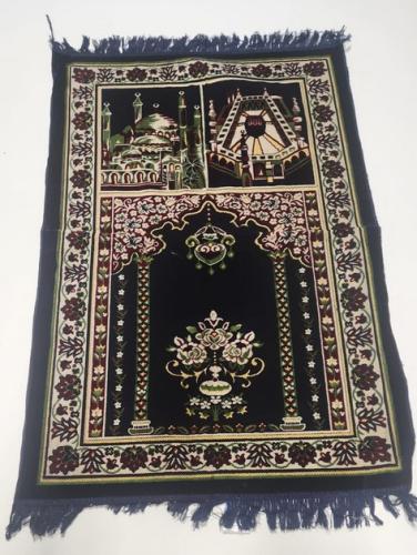 سجادة صلاة التصميم القديم (كحلي)