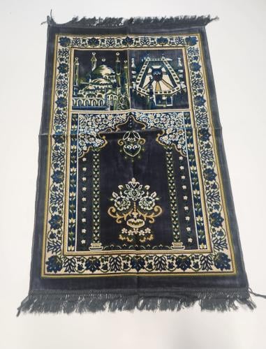 سجادة صلاة التصميم القديم ( رمادي )