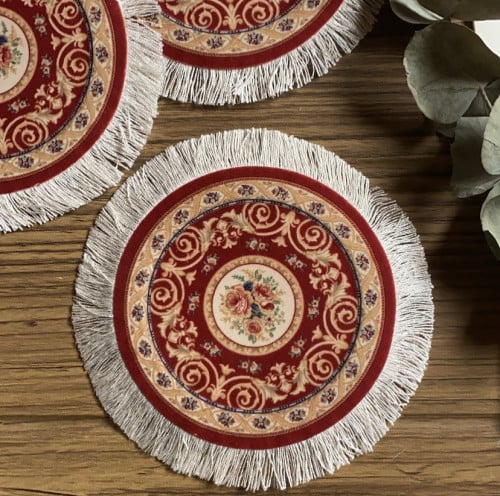 قاعدة سجاد دائرية