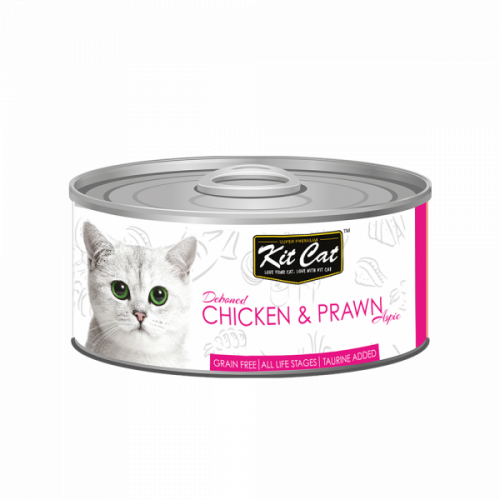 كت كات معلبات دجاج مع الجمبري 80 غ