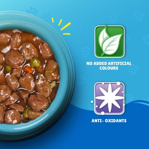 بيورينا فريسكيز سمك السلمون في مرق طعام القطط الرط...