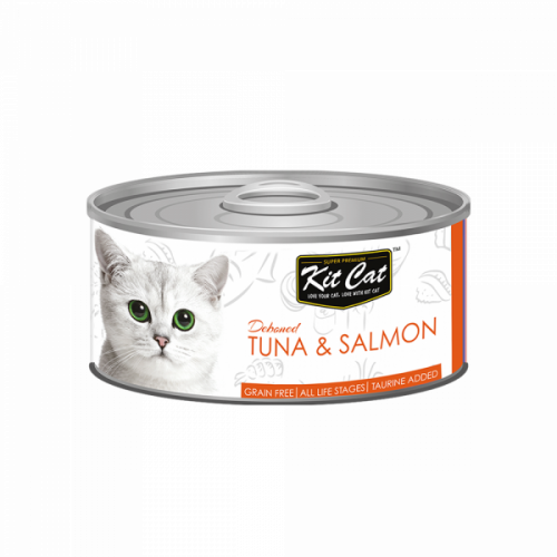كت كات معلبات تونا و سلمون 80 غ