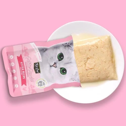 كت كات بيتيت باوتش بنكهة الدجاج للقطط الصغيرة بكيج...