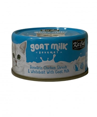 كت كات معلبات شرائح الدجاج وصغار السمك مع حليب الم...