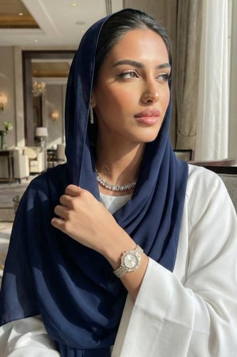 طقم نسائي ماركة جورج كلاين GK-3-2006 `ذهبي (ساعة+س...