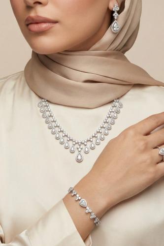 طقم سهرات فاخر