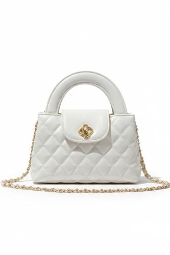 شنطة جلد نسائية اختيارك الأمثل WHITE VE027