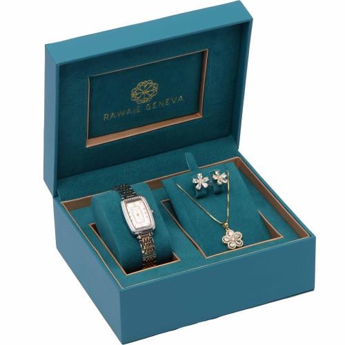 طقم نسائي ماركة فورايفر FE-3-1007 (ساعة+سلسال+حلق)...