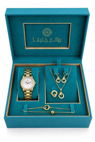 طقم نسائي مميز ماركة تاتش تايم TH23071 ذهبي