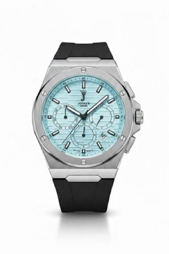 ساعه رجاليه جوينر JO14357 ربر اسود ايطار فضي مينا...
