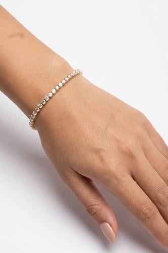 اسوارة نسائية من روائع جنيفا WY-1 تنس ذهبي