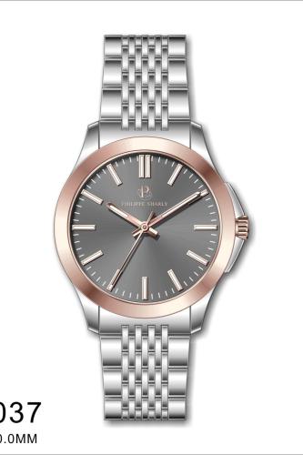 ساعة رجالية ماركة فليب شارلي PS037 لونين روز مينا...