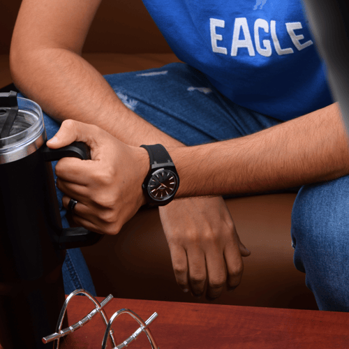 ساعة رجالية Jovani Exchange JX3031MB اسود كامل