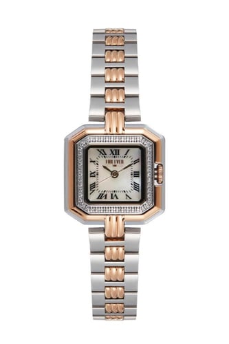 ساعة أوريليا النسائية FE286 استيل باللون الفضي مع...