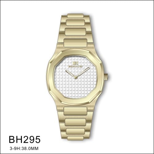 ساعة ماركة برناتشي رجالية BH295 ذهبي