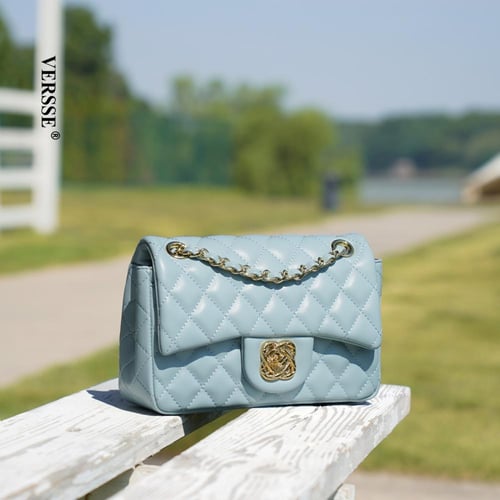 شنطة جلد نسائية اختيارك الأمثل LT.BLUE VE039