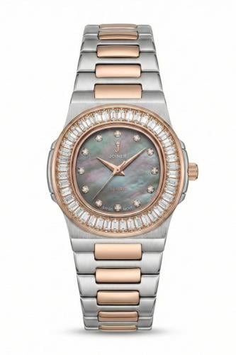 ساعه نسائية ماركة جوينر JO14341 لونين روز رصاصي