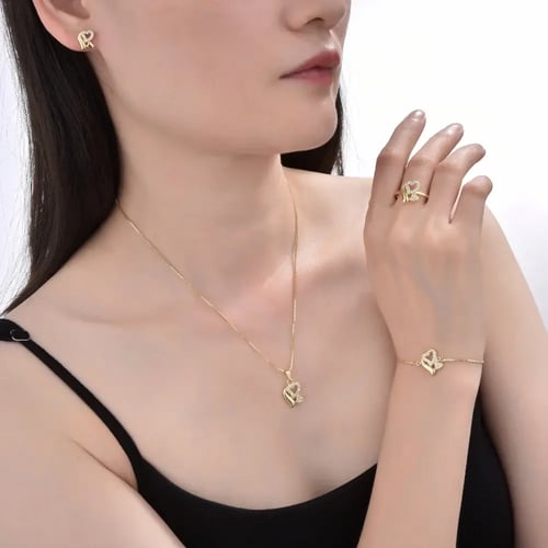 طقم نسائي ماركة برناتشي BH-5-1020 لونين (ساعة+سلسا...