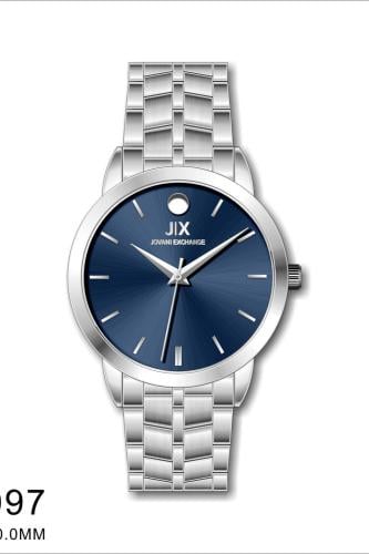 ساعة رجالية ماركة جوفاني اكسشينج JX097 فضي مينا از...