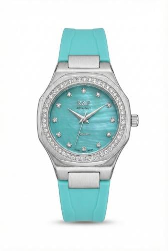 ساعة ماركة رويال بالو نسائي RP219164 ربر تيفاني اي...
