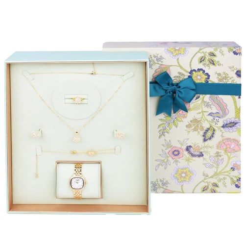 طقم فاخر ماركة فورايفر FE-6-285 ذهبي 1