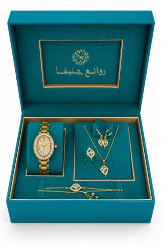 طقم نسائي بتصميم متميز ماركة جوسال G-5-5025 ذهبي م...