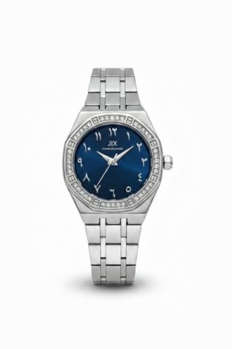 ساعة ماركه جوفاني اكسشينج JX139 فضي مينا ازرق