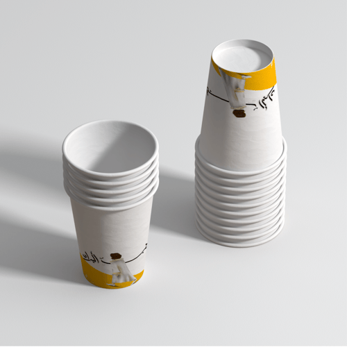 مجموعة أكواب بثيم شتوي