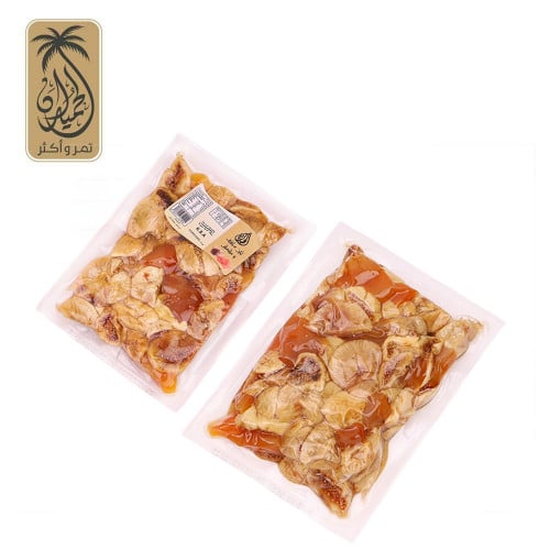 تين مجفف ومشمش مجفف الحميدان 500 غرام