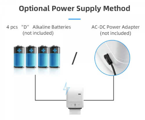 موزع مناديل حساس و بصمة