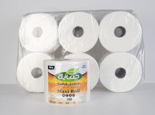 كرتون مناديل ماكسي رول " 6 رول"