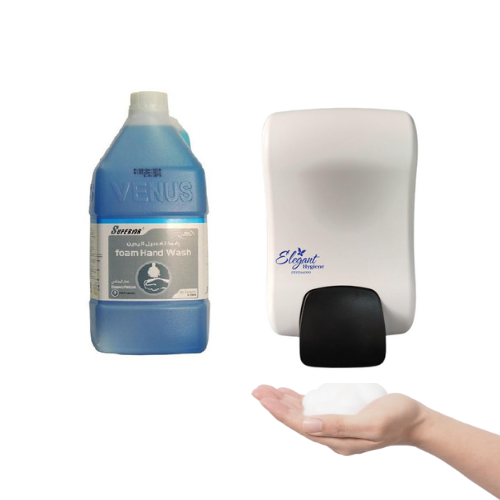 موزع صابون رغوة مع جالون صابون رغوة 4لتر