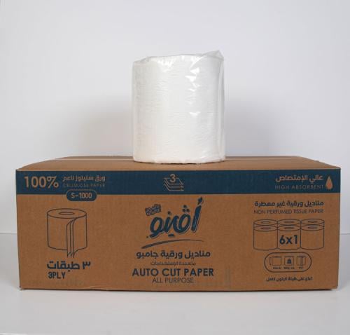 مناديل اوتوكت كرتون اردني 3 طبقات